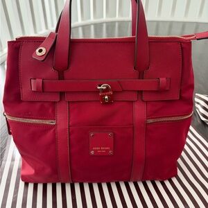 Henri Bendel Red Jetsetter Women's Bag